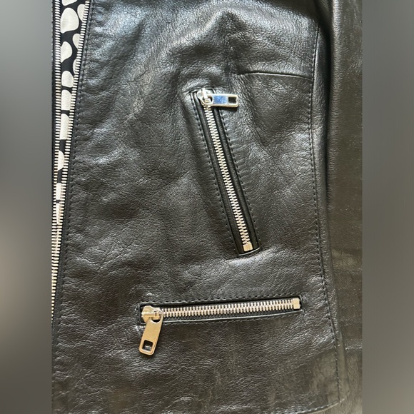 Dolce & Gabbana Woman's Black Leather Jacket, Size 42 - Picture 4 of 13